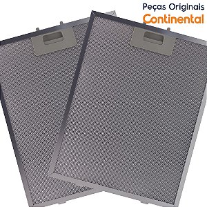 2 Filtros Metálicos para Depurador Continental Slim DC60B