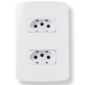 Conjunto 4×2” 2 tomadas 2P+T separadas 20A 250V~