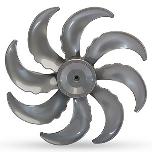 WAP Original Hélice Cinza 8 Pás 40cm para Ventilador linha Flow Turbo mesa parede coluna - FW009138