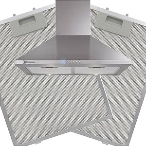 Electrolux Filtro Metálico Carvão Coifa 60CXS 90CXS 60CTS 90CTS 70CS - Selecione o Kit para seu Modelo