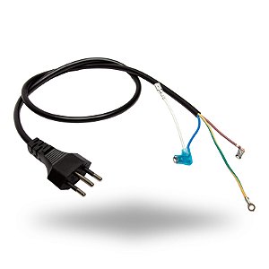 Cabo Elétrico Original Electrolux Para Cafeteira ECM10 ECM12 A23132501 3x0,75mm² 10A 70cm