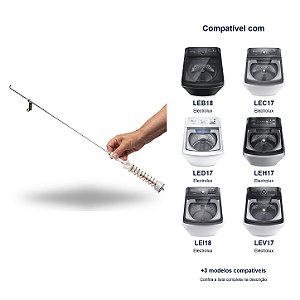 Suspensão Electrolux Original com Mola Lavadora de Roupas LAC16 LEB18 LEC17 LED17 LEH17 LEI18 LES15 LEV17 LPE16 - A02139017