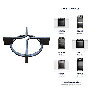 Trempe Individual Lateral Original Electrolux A99970901 com Pezinhos de Borracha