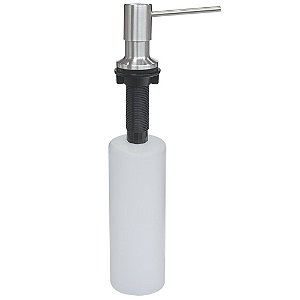 Dosador de Sabão Tramontina em Aço Inox com Recipiente Plástico 500 ml - 94517004