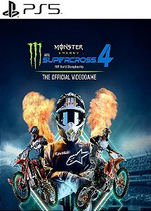 Monster Energy Supercross - The Official Videogame 4 PS5 MÍDIA DIGITAL