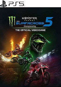 Monster Energy Supercross - The Official Videogame 5 PS5 midia digital