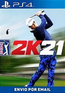 Pga tour 2K21 PS4 midia digital
