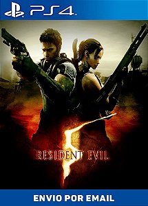 Resident evil 5 PS4 midia digital