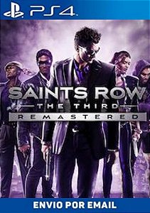 Saints Row: The Third Remastered PS4 midia digital