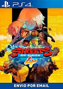Streets Of Rage 4 PS4 midia digital