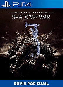 Terra-média: Sombras da Guerra Ps4  midia digital