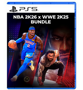 Pacote NBA 2K26 x WWE 2K25 PS5 MIDIA DIGITAL