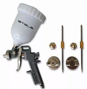 Pistola De Pintura Stels Acompanham Bicos 1,2 1,5 1,8