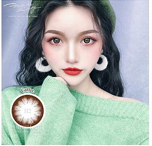 FRESHLADY/EYESHARE AMPLIADOR DE IRIS ANUAL NEGRO E MARROM (CIRCLE LENSES)