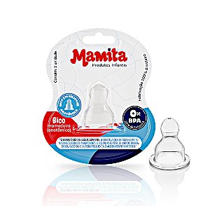 Bico de Mamadeira Silicone Anatômico Blister Caixa c/12 Bicos