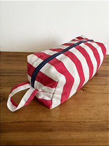 Necessaire Listra Vermelho