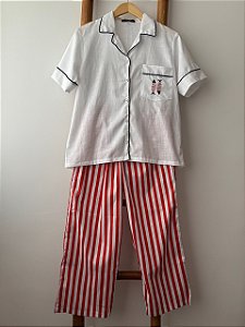 Pijama Mar Calça Midi