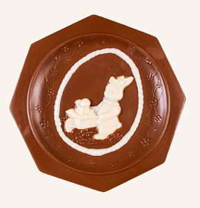 Medalhão de chocolate - Páscoa
