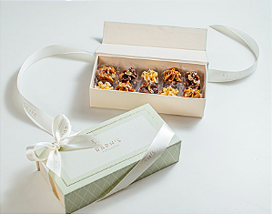 Caixa 10 mini brownies