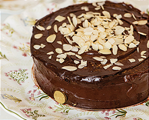 Torta Raph's de brigadeiro saudável