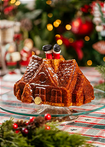 Casinha de banana saudável - Natal 2025