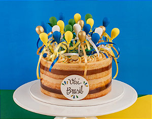 Naked Cake - Copa do Mundo