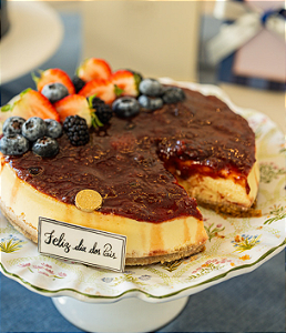 Cheesecake de Frutas Vermelhas - Dia dos Pais