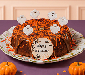Bolo de Chocolate Caseiro - Halloween
