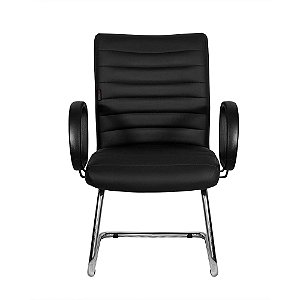 Atenas diretor gomo, base fixa cromada, com braço fixo