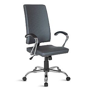 Cadeira Presidente Vip Cromada Amaflex - Amaflex Cadeiras