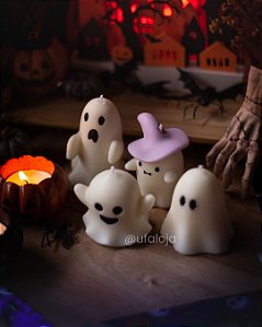 Família Fantasma - Velas Decorativas de Fantasminhas