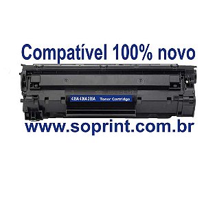 Cartucho toner compatível laser HP CB435 CB436 CB285 Universal