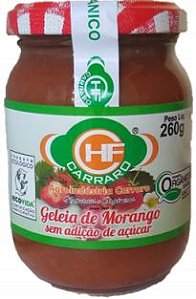 Geleia de Morango s/ Açúcar Orgânica - Boutique de Orgânicos