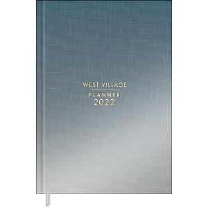 Agenda Tilibra 2022 West Village Planner Metal 80f Pct.C/04 17.984 Tilibra