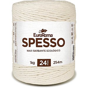 Barbante Cru Spesso 4/24 1kg Un 1400.100 Euroroma