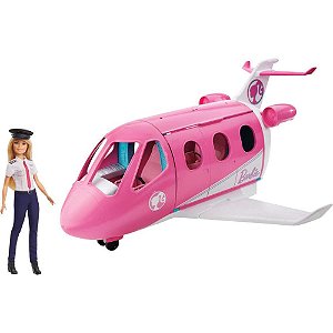 Barbie Entretenimento Expl. E Desc. Avião E Pilota Un Gjb33 Mattel