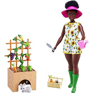 Barbie Estate Barbie Doll Gardening Un Hcd45 Mattel