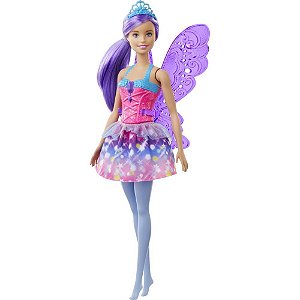 Barbie Fantasy Fada Roxa Un Gjk00 Mattel