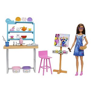 Barbie Fashion Estúdio De Arte Criativo Un Hcm85 Mattel
