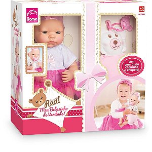 Boneca Bebezinho Real Pink Un 5680 Roma