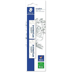 Borracha Branca Rasoplast 526 Bl.c/02 Blister 526b2bk2da03 Staedtler