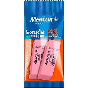 Borracha Colorida Clean Rosa Pull Pack C/2 Cx.C/12 B01010301037 Mercur