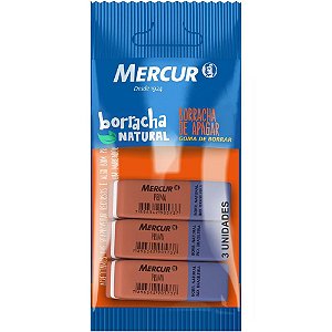 Borracha Colorida Pull Pack N.02 Prima C/03 Cx.C/12 B01010301011 Mercur