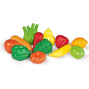 Brincando De Casinha Kit Frutas E Verduras Un 209 Tateti