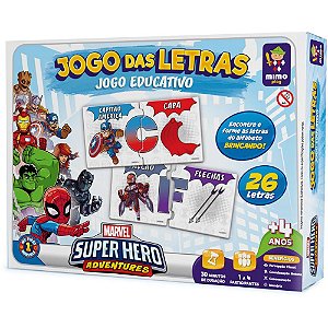 Brinquedo Educativo Marvel Jogo Das Letras 52pecas Un 2038 Mimo