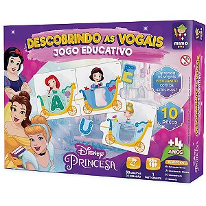 Brinquedo Educativo Princesas Descob. Vogais 10pec Un 2024 Mimo