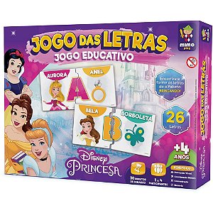 Brinquedo Educativo Princesas Jogo Das Letras 52pe Un 2023 Mimo