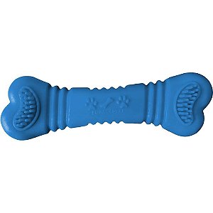 Brinquedo Para Pet Osso Furacaobone Azul M Un C02150 Furacão Pet