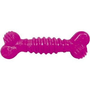 Brinquedo Para Pet Osso Superbone Rosa G Un C02190 Furacão Pet