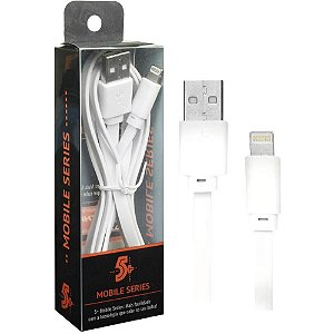 Cabo Usb Lightning Mobile 1,20m Branco Un 018-0031 Santana Centro